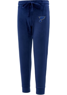 St Louis Blues Womens Intermission Navy Blue Sweatpants