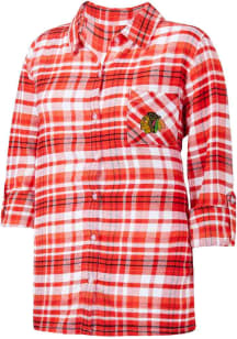 Chicago Blackhawks Womens Red Mainstay Loungewear Sleep Shirt
