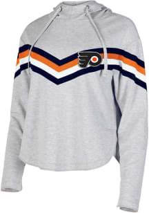 Philadelphia Flyers Womens Grey Register Hooded Sweatshirt