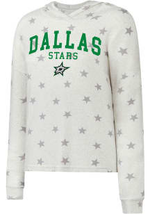 Dallas Stars Womens White Agenda Hooded Sweatshirt