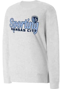 Sporting Kansas City Womens Grey Mainstay Crew Sweatshirt