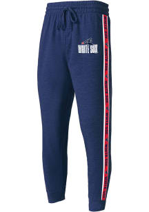 Chicago White Sox Mens Navy Blue Team Stripe Pant Fashion Sweatpants