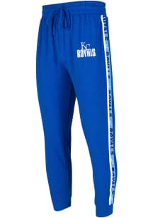 Kansas City Royals Mens Blue Team Stripe Pant Fashion Sweatpants