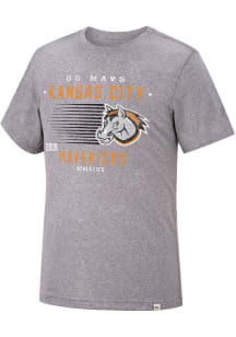 Colosseum Kansas City Mavericks Grey Les Short Sleeve T Shirt