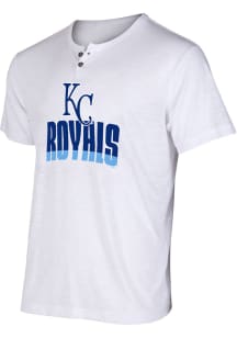 Kansas City Royals White Team Stripe Tee Short Sleeve T Shirt
