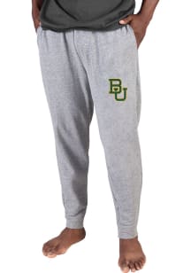 Concepts Sport Baylor Bears Mens Grey Mainstream Cuffed Terry Sweatpants
