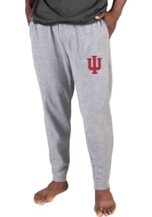 Concepts Sport Indiana Hoosiers Mens Grey Mainstream Cuffed Terry Sweatpants