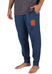 Concepts Sport Syracuse Orange Mens Navy Blue Mainstream Cuffed Terry Sweatpants