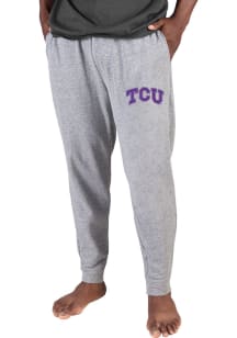 Concepts Sport TCU Horned Frogs Mens Grey Mainstream Cuffed Terry Sweatpants