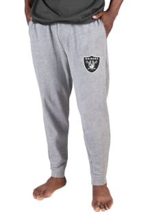 Concepts Sport Las Vegas Raiders Mens Grey Mainstream Cuffed Terry Sweatpants