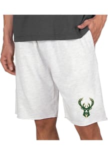 Concepts Sport Milwaukee Bucks Mens Oatmeal Mainstream Shorts