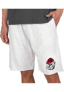 Concepts Sport Georgia Bulldogs Mens Oatmeal Mainstream Shorts
