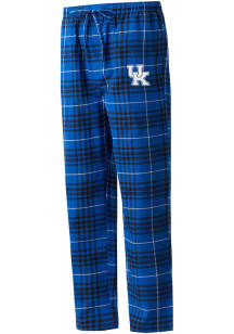 Kentucky Wildcats Mens Blue Concord Plaid Sleep Pants