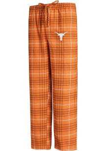 Texas Longhorns Mens Burnt Orange Concord Plaid Sleep Pants