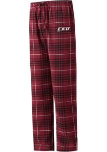 Eastern Kentucky Colonels Mens Maroon Concord Plaid Sleep Pants