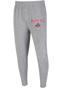 Ohio State Buckeyes Mens Grey Banded Bottom Fashion Sweatpants