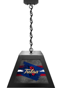 Black Tulsa Golden Hurricane Pendant Billiard Lamp