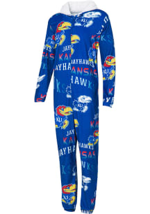 Kansas Jayhawks Mens Blue Windfall Sleep Pants