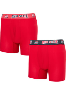 Ohio State Buckeyes Mens Red Breakthrough Boxer Shorts
