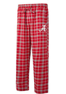 Alabama Crimson Tide Mens Crimson Ledger Plaid Sleep Pants