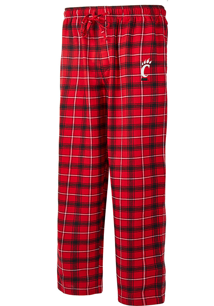 Cincinnati Bearcats Mens Ledger Plaid Sleep Pants