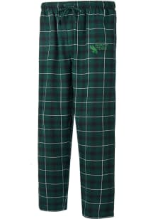 North Texas Mean Green Mens Green Ledger Plaid Sleep Pants