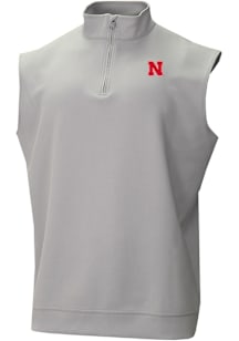Columbia Nebraska Cornhuskers Mens Grey Heat Seal Wickham Hills Sleeveless Jacket
