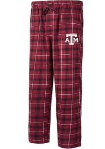 Texas A&amp;M Aggies Mens Maroon Ledger Plaid Sleep Pants