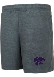 K-State Wildcats Mens Charcoal Powerplay Shorts