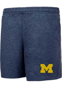 Michigan Wolverines Mens Navy Blue Powerplay Shorts