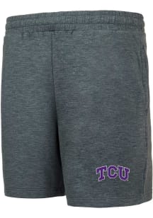TCU Horned Frogs Mens Charcoal Powerplay Shorts