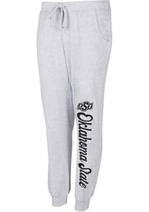 Oklahoma State Cowboys Womens Cumulus Grey Sweatpants