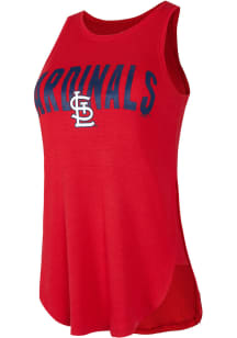 St Louis Cardinals Womens Red Sunray Tank Top