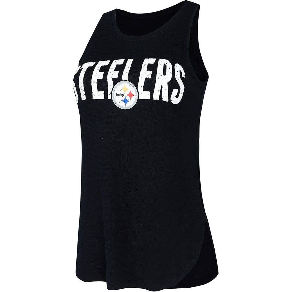 Pittsburgh Steelers Womens Black Playoff Tank Top