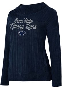 Penn State Nittany Lions Womens Navy Blue Linger Hooded Sweatshirt