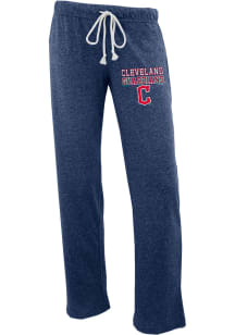 Cleveland Guardians Womens Navy Blue Quest Loungewear Sleep Pants