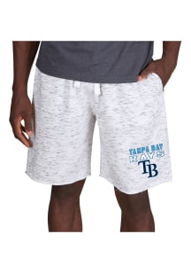 Concepts Sport Tampa Bay Rays Mens White Alley Fleece Shorts
