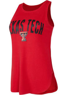 Texas Tech Red Raiders Womens Red Sunray Tank Top