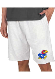 Concepts Sport Kansas Jayhawks Mens Oatmeal Mainstream Shorts
