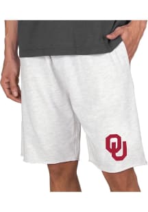 Concepts Sport Oklahoma Sooners Mens Oatmeal Mainstream Shorts