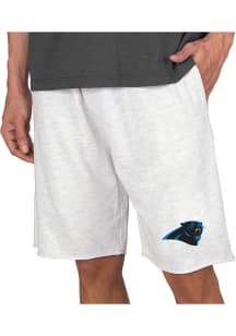 Concepts Sport Carolina Panthers Mens Oatmeal Mainstream Shorts