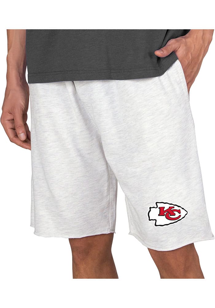 Concepts Sport Kansas City Chiefs Oatmeal Mainstream Shorts, Oatmeal, 50% Polyester / 40% Cotton / 10% Rayon, Size M, Rally House