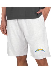 Concepts Sport Los Angeles Chargers Mens Oatmeal Mainstream Shorts