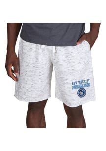 Concepts Sport New York City FC Mens White Alley Fleece Shorts