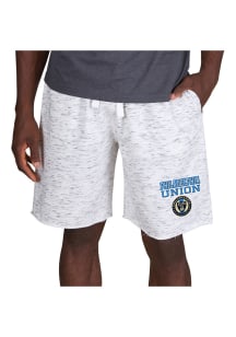 Concepts Sport Philadelphia Union Mens White Alley Fleece Shorts