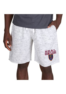 Concepts Sport Real Salt Lake Mens White Alley Fleece Shorts