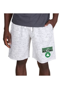 Concepts Sport Boston Celtics Mens White Alley Fleece Shorts