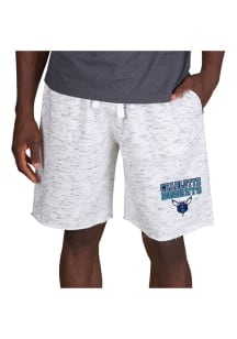 Concepts Sport Charlotte Hornets Mens White Alley Fleece Shorts