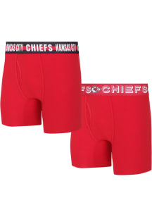 Kansas City Chiefs Mens Red Gauge Boxer Shorts