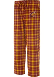Cleveland Cavaliers Mens Maroon Ledger Sleep Pants
